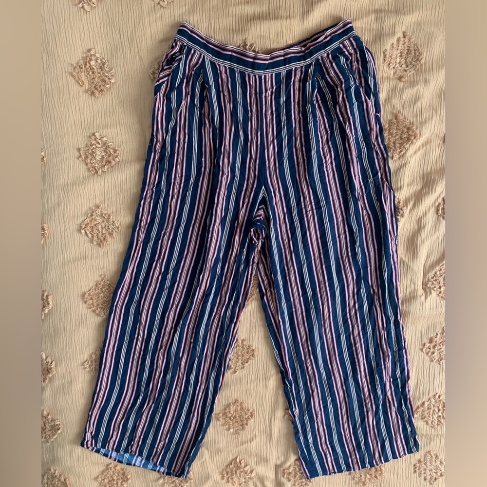Striped Women's Wide Leg Pants